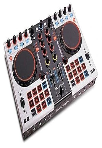 Contrôleur DJ numérique DJTECH DRAGONTWO 4 canaux avec table de mixage intégrée