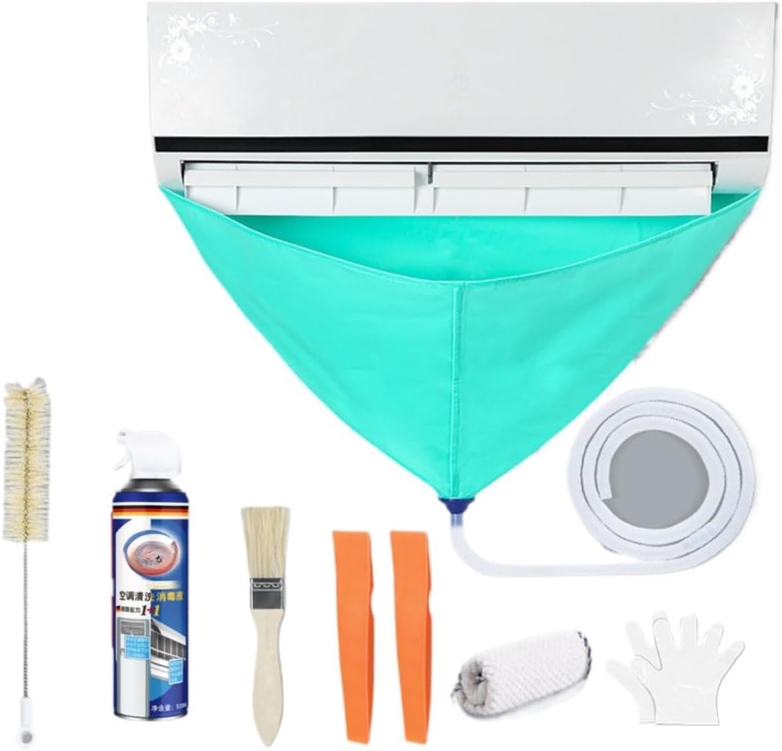 Ｓｋｙｗｉｎｋエアコン 洗浄 カバー 繰り返し使用可能 排水ホース エアコン掃除カバー 壁掛け用 エアコンクリーニングカバー エアコ