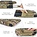 YChoolco Tactical Triple Mag Pouches Airsoft Paintball Magazine Pouch Molle Open Top Mag Pouch for MP5 MP7 MP9 Magazines(MCBK)