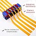 BESTZY 10 Juegos de Gomas para Tirachinas Professional,Catapult Goma Elastica Plana Hecho...