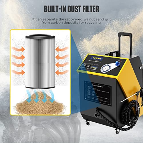 Automotive Engine Intake Pipe Valve Clean Machine Valvetronic System Walnut Powder Sand Carbon Deposits Cleaner Auto Fuel Cleaning Tools #TOP4