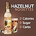 Jordan's Skinny Syrups Hazelnut, Sugar Free Coffee Flavoring Syrup, 25.4 Ounce Bottle (Pack of 6)