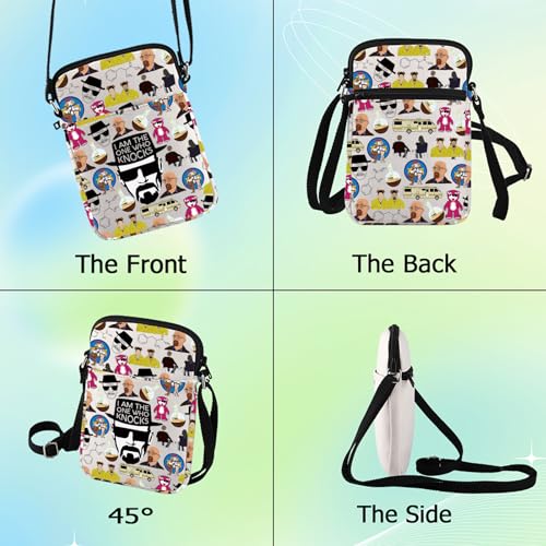 G2TUP Walter White Crossbody Bag Jesse Pinkman & Skyler Fans Gift I Am The One Who Knocks Shoulder Bag Holly & Walter Merch3