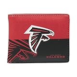 Littlearth Unisex-Erwachsene NFL Atlanta Falcons Doppelfalt-Geldbörse, Team-Farbe, 10,2 x 12,7 x 2,5 cm