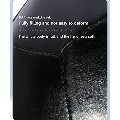 Ballons Médicinaux, Balle Murale de Squash Souple de 2 Kg, Home Gym Core Strength Training Ball Boxing Lancer des Équipements de Fitness – Image 4