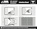 Window Bars - SWB | Adaptable Security Bars for Windows | Model A | Easy and Quick Installation | Adjustable Window protections | Modular System, Price is per 1 Module (Image Shows 3 modules).
