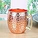 Produktbild Kupferbecher Teeflaschen Messingbecher 550ML Multifunktional Verschleißfest für Vodka Tequila Whisky(Copper-plated hammer point inside and outside)