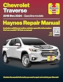 Haynes Chevrolet Traverse (2018–2024) Repair Manual: Covers 3.6L V6 LFY Gas Engine (in-Book) & Online-Only 2.0L LTG Turbo – DIY Maintenance, Repairs, Wiring Diagrams, and Troubleshooting Guide