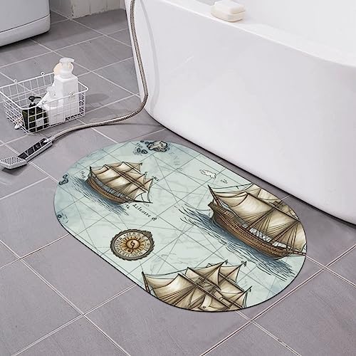 Tapis de bain en terre de diatomées BONDIJ doux, la solution anti-humidité pour douche - 2