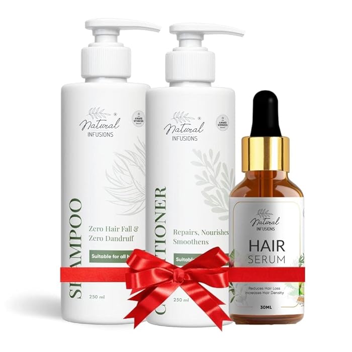 Buy Natural Infusions Hair Care Kit Shampoo, Conditioner & Serum