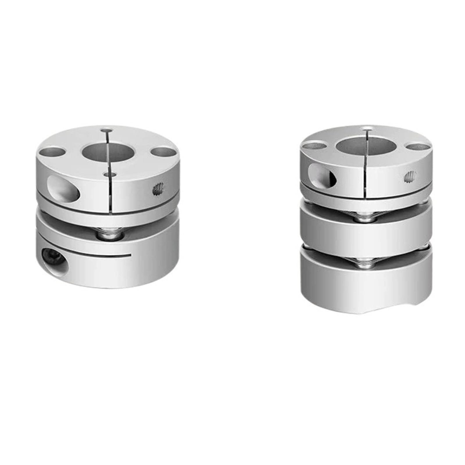 Accouplement à diaphragme en alliage d'aluminium, couplage à diaphragme simple/double en alliage d'aluminium CSCA-D82x69 1 pièce(28mm to 28mm)