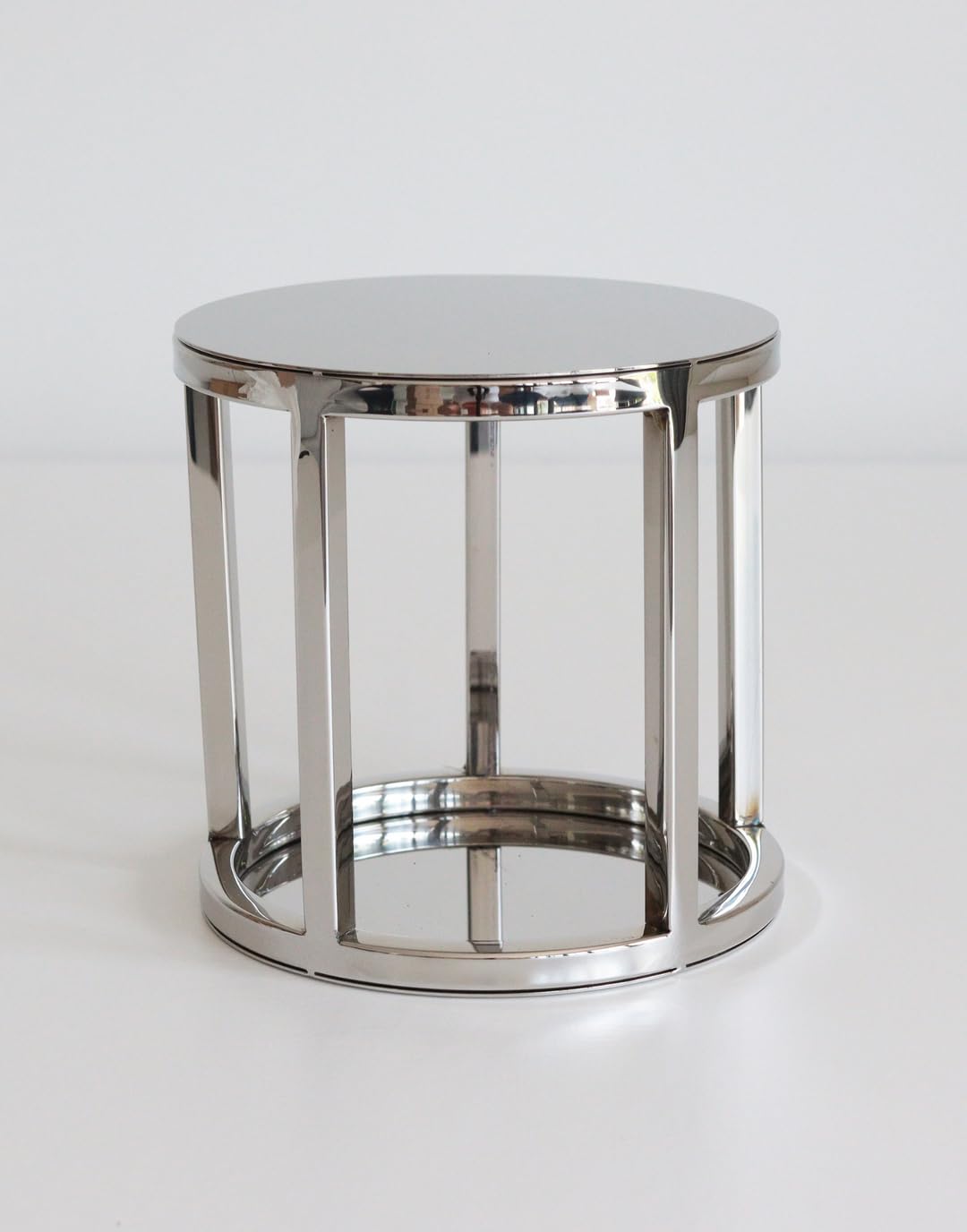 Prop Options Metallic Silver 6" Round Cake Separator
