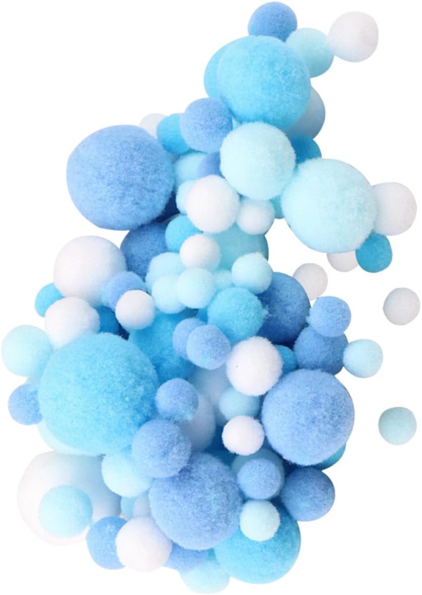jojofuny 5pcs Pompom for Crafting Soft and Decorative Pom Poms for Clothing Hats Shoes and Creative Projects High Elasticity