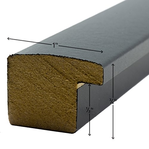 8X12 Picture Frame / Poster Frame 1" Wide Matte Black, 8X12 (N1Wb3) #TOP1