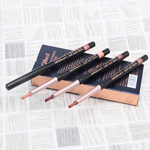 12 Colors Lip Liner Pencil Waterproof Non-Marking Matt Velvet Lipstick Pen （12Pcs Lot Set） #TOP3