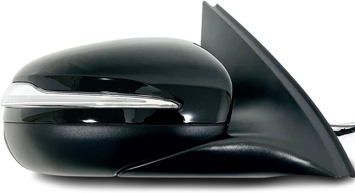 CAMIL Blind Spot Side Door Mirror, Rearview Wing Mirror for Mercedes Benz W167 X167 GLE GLS Class GLE350 GLE450 GLS400 GLS450 Year 2020-2026 (Right Passenger Side)