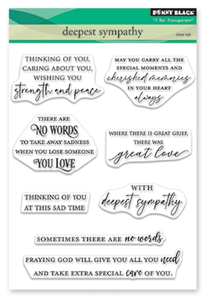 Penny Black Clear Stamps - Deepest Sympathy 31-057
