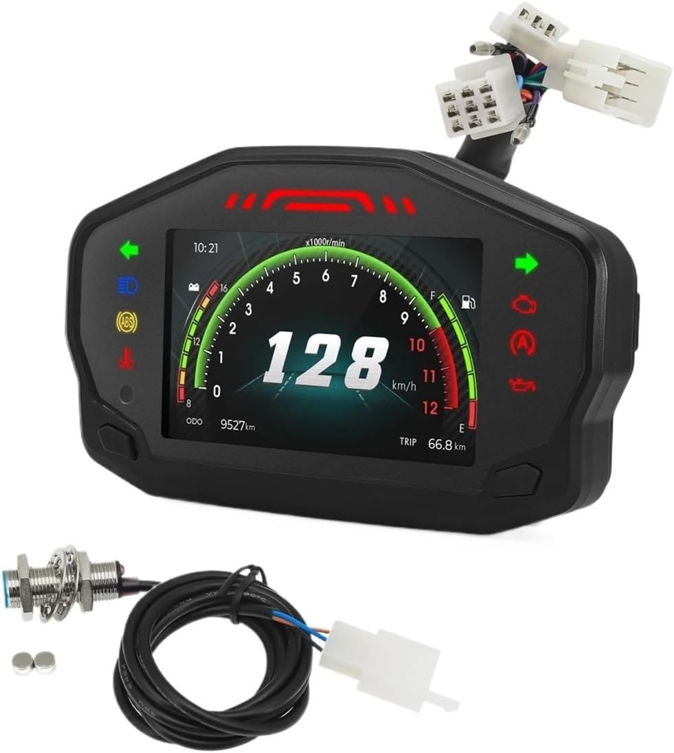 Motorcycle Speedometer Gauge Tachometer for Motorcycle Digital Odometer for 2 4 Cylinders Moto Dashboard Fuel Meter Gauge