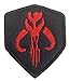 Antrix 5 Pieces Movie Skull Mercenary Shield Badge Emblem Patch Military Patch Hook & Loop Tactical Shield Patch Set