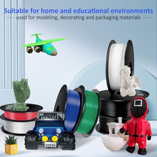 Image of GIANTARM 3D Printer Filament, 0.5kg Blue PLA Filament, 1.75mm Dimension Accuracy + /- 0.03mm, 3D Printing Filament