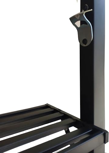 Miniatura 6 de Gazebo de parrilla de 8 x 5 pies, carpa de parrilla para parrilla al aire libre, kiosco de barbacoa de doble nivel con marco de acero, dos estantes,