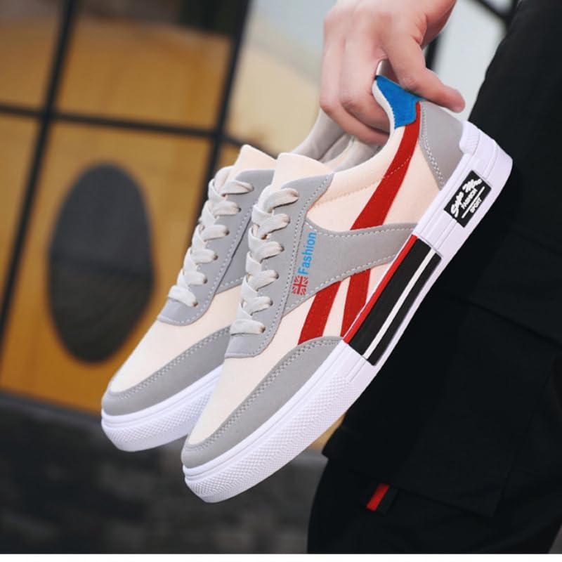 Men's Canvas Sneakers - Fashionable Breathable Design, All-Season Casual Wear3