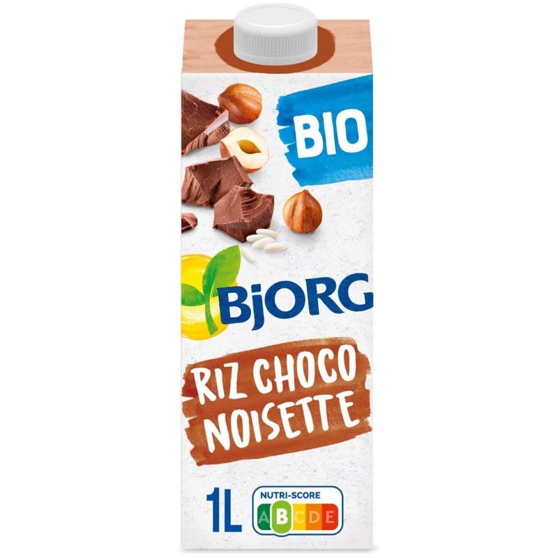 BJORG - BOISSON RIZ CHOCO NOISETTES BIO 1L - LOT DE 3