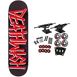 Deathwish Skateboard Complete Deathspray Red 8.25'