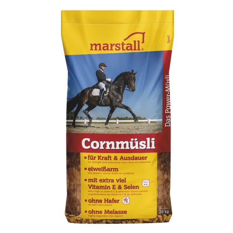 marstall Premium-Pferdefutter Cornmüsli, 1er Pack (1 x 20 kilograms)