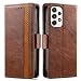 Produktbild Hülle Kompatibel with Samsung Galaxy A23 5GYouyuan Handyhülle Samsung Galaxy A23 5G Slot Ständer Magnetisch Lederhülle Schutzhülle Protective Case für Samsung Galaxy A23 5G Braun