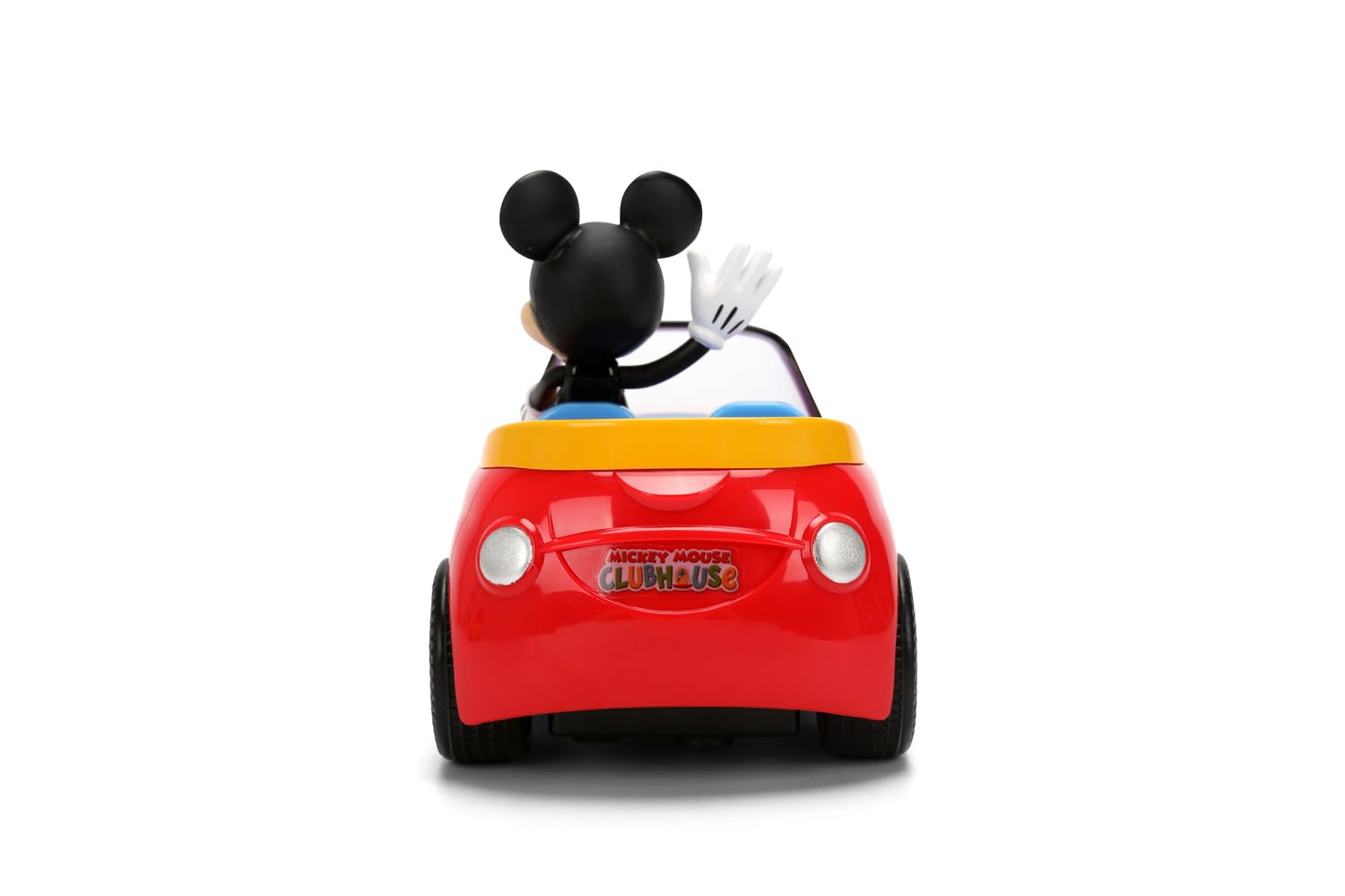 Jada Disney Mickey Mouse Coche Teledirigido 14 cm con Figura Integrada no Extraible, Fácil de Usar, 2,4 GHz, 1 Canal, Roadster Mickey, Juguete para Niños +2 Años (9336836314R00)