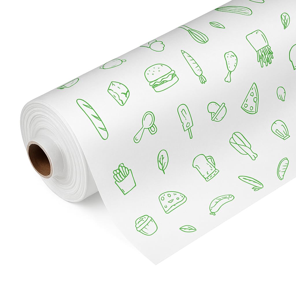 Butter Paper 500gm | Non-Stick Baking Paper | Food Grade Greaseproof Paper Roll for Cake, Cookies, Roti, Chocolates | Oven & Microwave Safe | No Oil Needed | Ideal for Wrapping & Baking