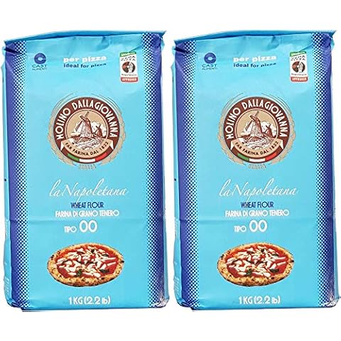 Type 00 Flour for Pizza - 2x1kg (Molino Dallagiovanna) ( Pack of 2 ) Cover