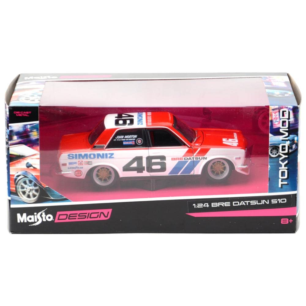 Maisto Datsun 510#46 "Simoniz BRE (Brock Racing Enterprises) Tokyo Mod 1/24 odlewany model samochodu