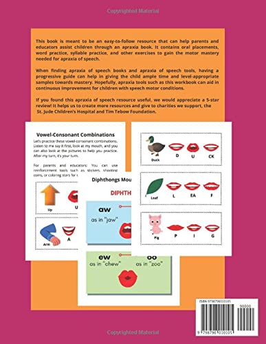 Apraxia Book for Kids