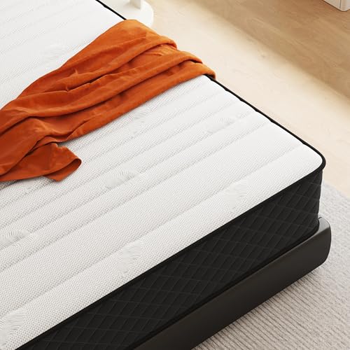 Image of Swbvs Full Mattress 12 Inch, Hybrid Mattress with Cooling Memory Foam & Pocket Springs, Medium Firm Mattress in a Box for Back Pain Relief, Breathable Pressure-Relief Full Size Bed Mattress