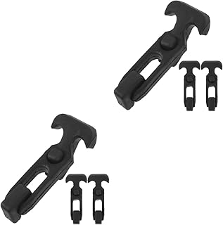 Kisangel 6 pcs hasp lock elastic draw latches flexible draw latches elastic toolbox latches lock major