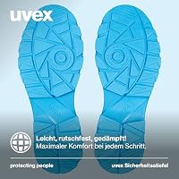 Uvex 2 Xenova Arbeitsstiefel - Sicherheitsstiefel S3 SRC ESD - Blau-Schwarz, Größe:43 – Ansicht 7