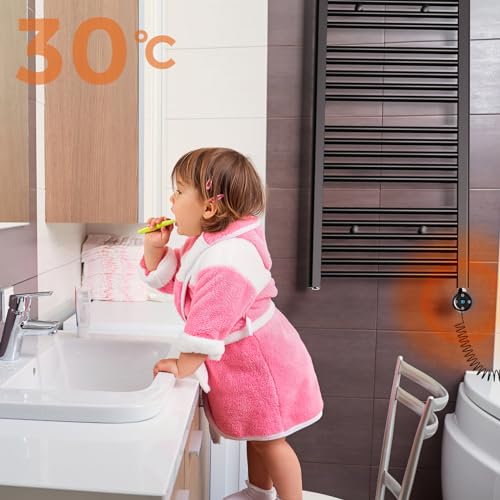 Heizstab Badheizkörper Heilmetz 300W mit Thermostat und Temperaturkontrolle