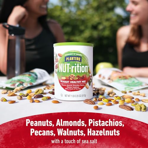 PLANTERS NUT-rition Heart Healthy Nut Mix, Snack Mix, 18.25 Oz 31 51wLJr3VZBL