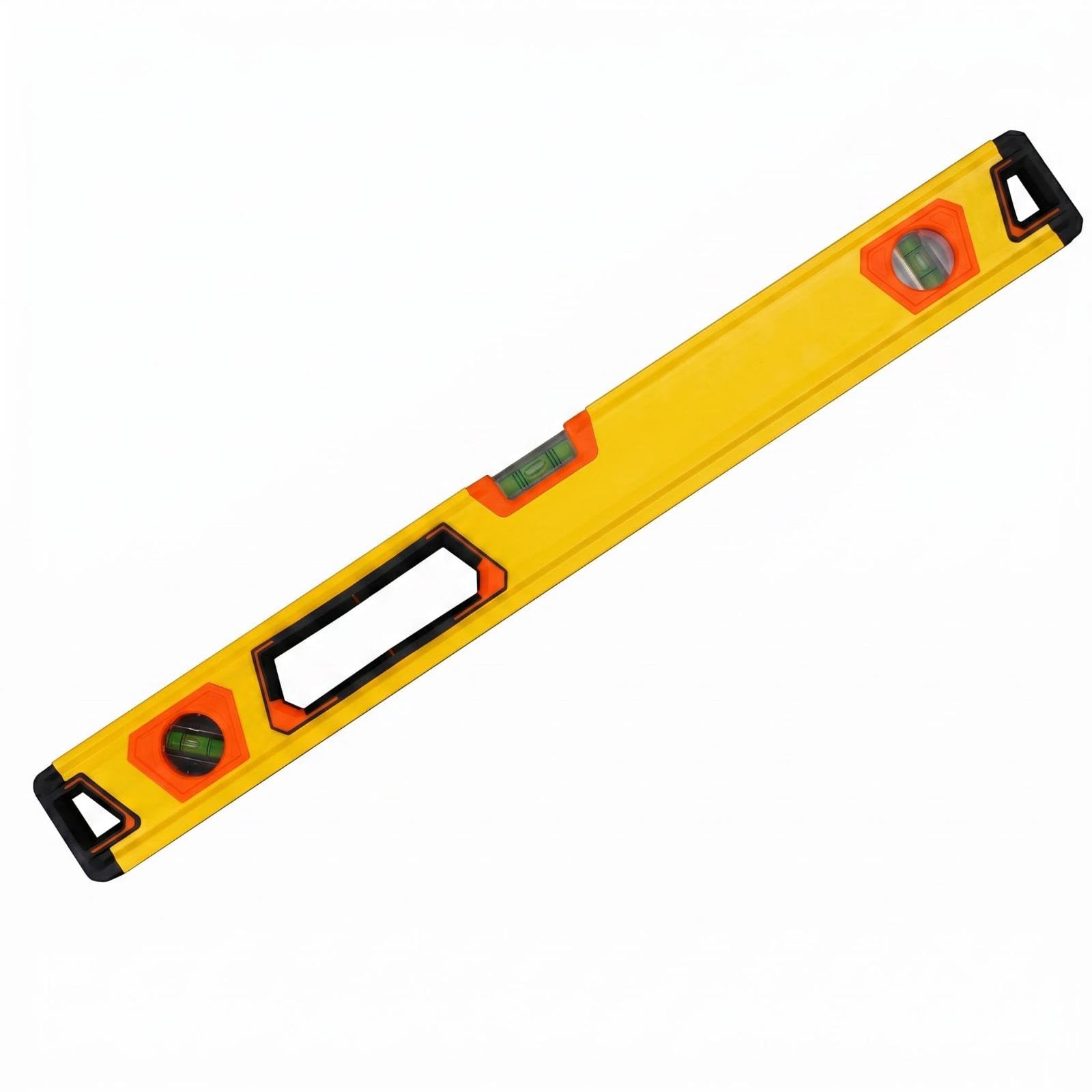 Aluminum Spirit Level Vial Viewing Ports Aluminum Bubble Level Painted Finish Hand Tool 600MM Upgraded Wo Magnet | Levels | Measuring & Layout Tools | Tools-picture-15