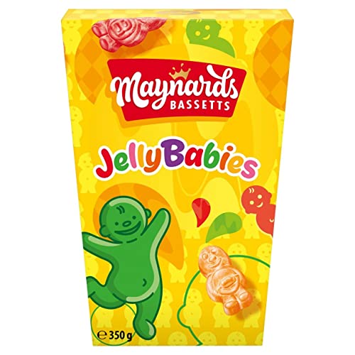Maynards Bassetts Jelly Babies Sweets Carton 350g (Pack of 6)