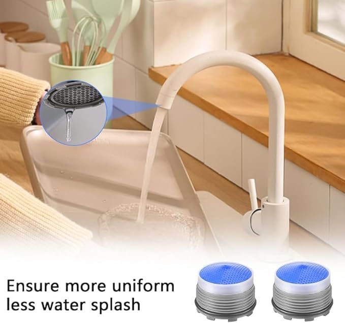 18,5 mm Aerator do kranu 10 sztuk filtrów do zlewu Aerator z 2 przyciskami do aeratora oszczędzania wody filtr przeciwbryzgowy do kranu do łazienki kuchni