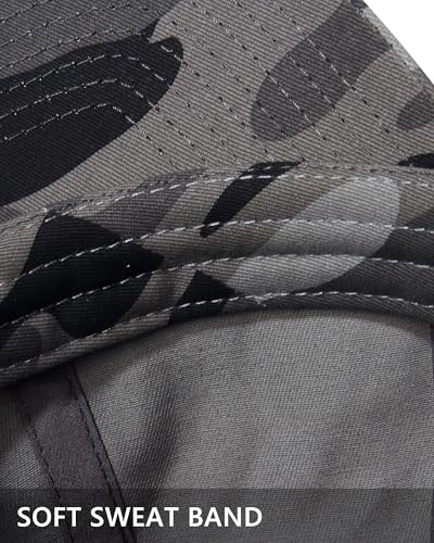 Image of GADIEMKENSD UPF 50+ Outdoor Hat Folding Reflective Running Cap Unstructured Sport Hats for Men & Women