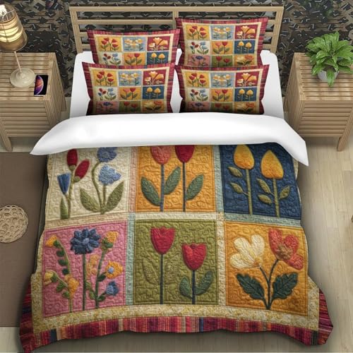 Housse couette cils 220x240 parure lit microfibre résistante - 5