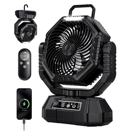 AJVV Dual-Blade Camping Fan