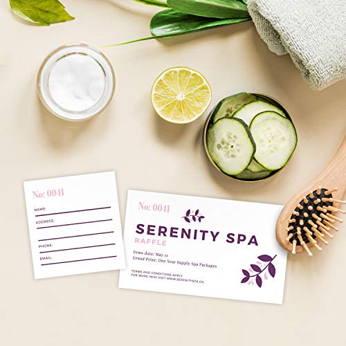 Printworks Raffle Tickets, Perforated Cardstock For Tickets With Tear-Away Stubs, 8.5 X 11, 67Lb/147Gsm, 8 Tickets Per Sheet, 250 Sheets, 2000 Tickets Total, White (04296) (2.125 X 5.5) #TOP6