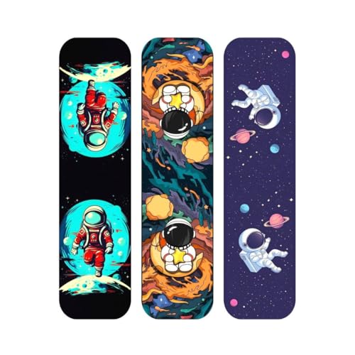 Image of Zesta Magnetic Bookmark Set of 7 | Aesthetic Book Mark for Reading | Cute Anime Bookmarks for Kids, Students | Book Accessories for Novels, Gifts for Readers(Astronaut Magnetic Bookmarks, 9X2.5 Cms)