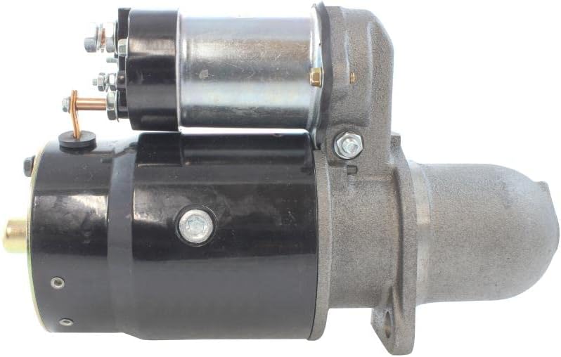 New USA! Made 12V Hi Torque Starter Compatible with Case/IH 2444 1968 1969 1970 International Ag Tractor 424 444 B-242 Replaces 1108323 1109589 104192A1 396587R91 323-656 TS-1229 44-4565 91-01-4179