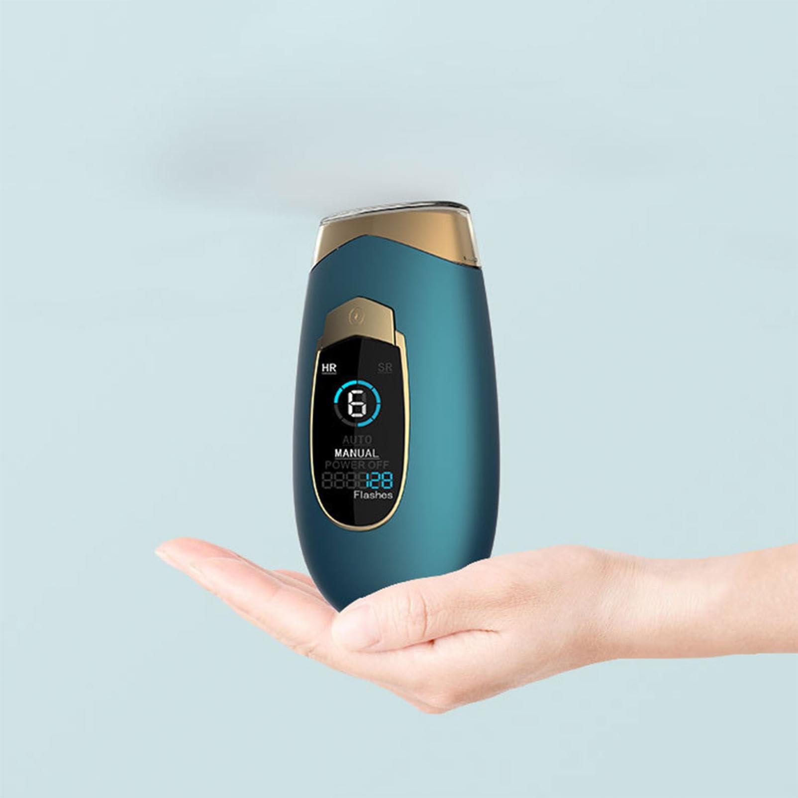 Epilatore a Luce pulsata con Touch Screen LCD Luces Pulsata Epilatore Luce Pulsata 2 in 1 Epilatore Laser per Donna Uomo Viso Corpo (A)